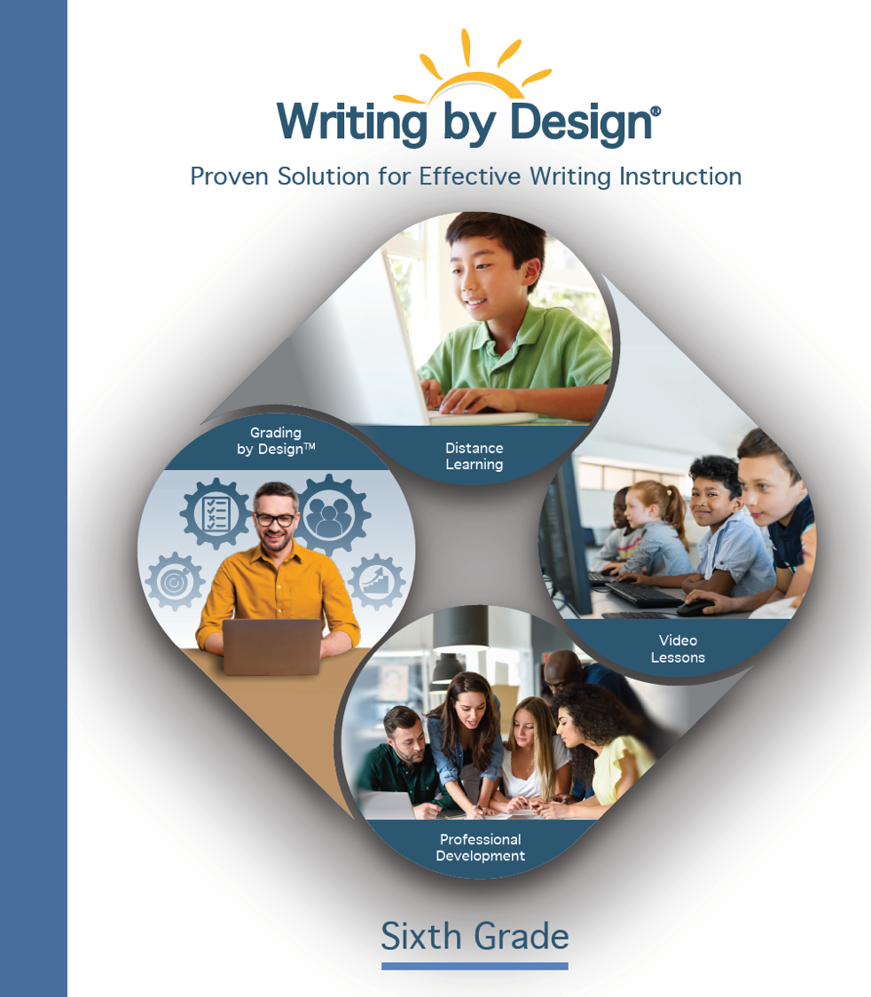 6th Grade -- Printed & Online Teaching Manual + Grading by Design™ + video lessons (1 student)